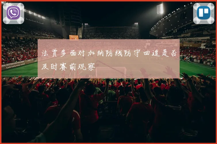 法贾多面对加纳防线防守回追是否及时赛前观察