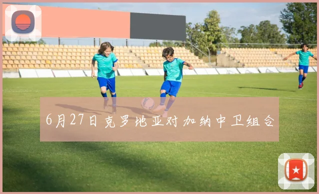 6月27日克罗地亚对加纳中卫组合